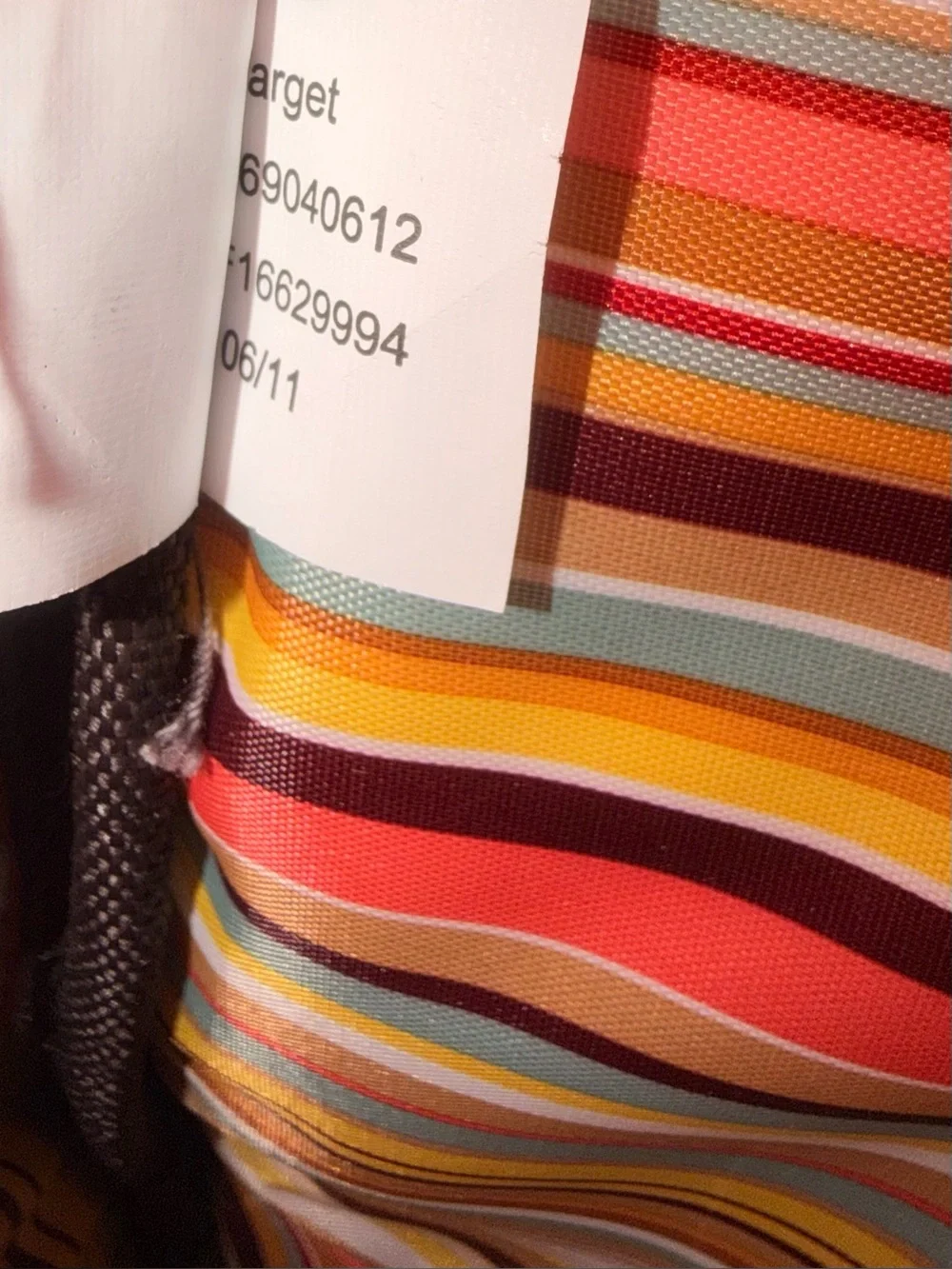 Missoni for Target Colore Zig Zag Travel Tote Bag Laptop Carry On 16x12x5